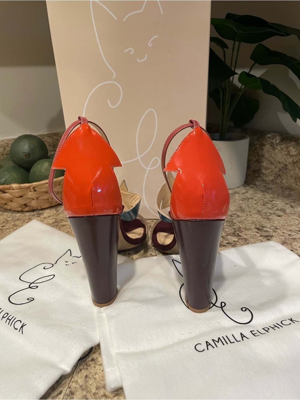 $700+ Camilla Elphick Collectable Designer Art Shoes - Picture 3 of 6